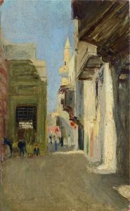 ZONARO Fausto 1854-1929,Scorcio arabo,Galleria Pananti Casa d'Aste IT 2024-02-16