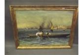 ZONARO T,View of Istanbul with figures in boats,Crow's Auction Gallery GB 2015-06-10