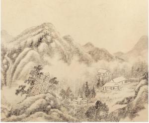 ZONGCANG ZHANG 1686-1756,Landscape,18th century,Heritage US 2017-09-12