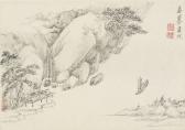 ZONGCANG ZHANG 1686-1756,LANDSCAPE AND BAMBOO,1715,Sotheby's GB 2015-03-19