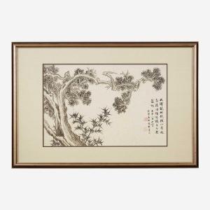 ZONGHAO Xu 1880-1957,Pine and Bamboo,Freeman US 2022-04-13