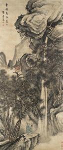 ZONGYAN Huang 1616-1686,Watching the Waterfall,1640,Christie's GB 2009-05-26