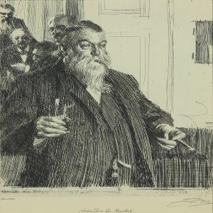 ZORN Anders Leonard 1860-1920,A speech,Bruun Rasmussen DK 2012-08-20