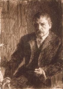 ZORN Anders Leonard,Autoportrait I 1904 (Asplund 180; Hjert & Hjert 11,1905,Christie's 2006-04-04