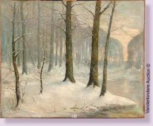 zoulougieff 1800-1900,Forêt sous la neige,VanDerKindere BE 2009-04-21