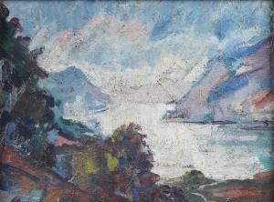 ZSOTER Akos 1895-1983,Mountainous landscape with lake,Bellmans Fine Art Auctioneers GB 2023-02-21
