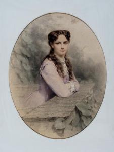 ZUBER BÜHLER Fritz 1822-1896,Ritratto femminile,Gonnelli IT 2023-05-23