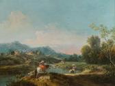 ZUCCARELLI Francesco 1702-1788,Flusslandschaft mit Reiterin,im Kinsky Auktionshaus AT 2022-11-08