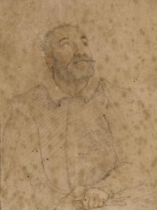 ZUCCARO Federico 1540-1609,A bearded man looking up and to the left,Bonhams GB 2013-05-08