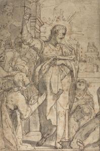 ZUCCARO Federico 1540-1609,La Résurrection du fils de la veuve de Naïn,Christie's GB 2024-03-20