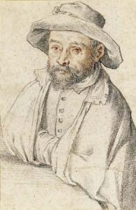 ZUCCARO Federico 1540-1609,Portrait of a bearded man seated at a table,Christie's GB 2003-01-22