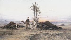 ZUCCHI A 1800-1800,Camp in the Desert,1875,Palais Dorotheum AT 2013-09-17