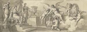 ZUCCHI Antonio Pietro 1726-1795,Fame with some Genii,1776,Christie's GB 2002-06-06