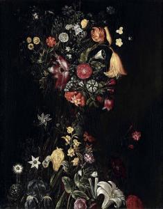 ZUCCHI Francesco 1692-1764,Testa composta con fiori,Cambi IT 2022-06-15