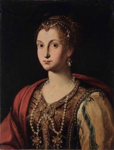 ZUCCHI Jacopo 1542-1590,Ritratto di gentildonna con monili di perle,Cambi IT 2020-12-10