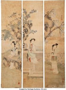 ZUCHUN Rong 1872-1944,Beauties,20th century,Heritage US 2020-02-13