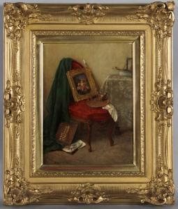 ZUCKMAYER C 1800-1800,Stilleben mit Gemälde,1860,DAWO Auktionen DE 2012-06-20