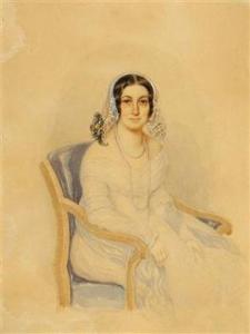 ZUMSANDE Josef 1806-1865,A Portrait of a Lady,1844,Palais Dorotheum AT 2011-05-21