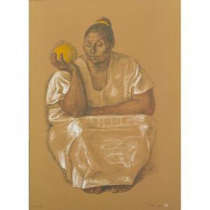 ZUNIGA Francisco 1912-1998,"Mujer con Naranja",Rago Arts and Auction Center US 2013-01-12