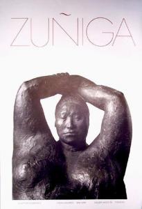 ZUNIGA Francisco,Poster for the Exhibition at Sindin Gallery, NY,1980,Ro Gallery 2010-08-11