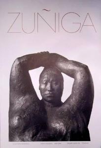 ZUNIGA Francisco 1912-1998,Poster for the Exhibition at Sindin Gallery, NY an,Ro Gallery 2007-03-13
