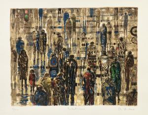 ZUPAN Bruno Stern 1939,Pedestrians,Simpson Galleries US 2018-05-19