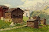 ZUPPINGER Ernst Theodor 1875-1948,Blatten bei Zermatt,1911,Zofingen CH 2016-06-02
