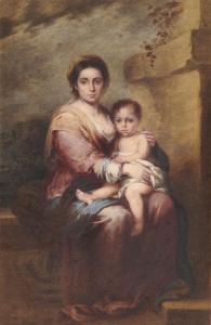 ZURCHER Jacob 1834-1884,Madonna mit Kind,Jeschke-Greve-Hauff-Van Vliet DE 2021-07-30
