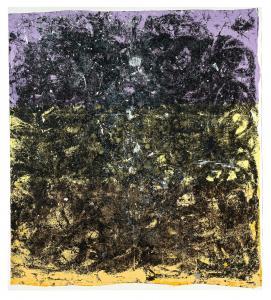 ZURFLUH Christina 1961,Divided violet/yellow/dark yellow,2011,Palais Dorotheum AT 2022-12-20