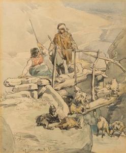 ZVERINA Franz Bohumir 1835-1908,The Herders at the Bridge,1973,Palais Dorotheum AT 2018-05-26