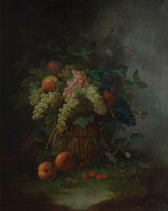 ZVERINA Franz Bohumir 1835-1908,Zátišie s ovocím,Soga SK 2019-04-02