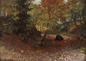 ZVIRBULIS M.A 1900-1900,"Herbstwald",Palais Dorotheum AT 2013-03-26